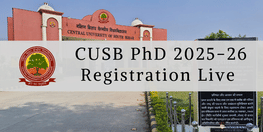CUSB PhD 2025 26 Registration